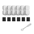 6/12 Cat Fountain Filters Sponges Set Replacement Compatible with ATMZIQXR&GIOTOHUN S11 Stainless Steel Pet Water Dispenser
