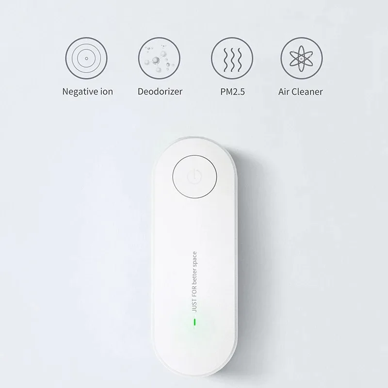 Anion Air Purifier Portable Air Purification Plug-In Negative Ion Generator Odor Eliminator Moke Remover Air Freshener Indoors