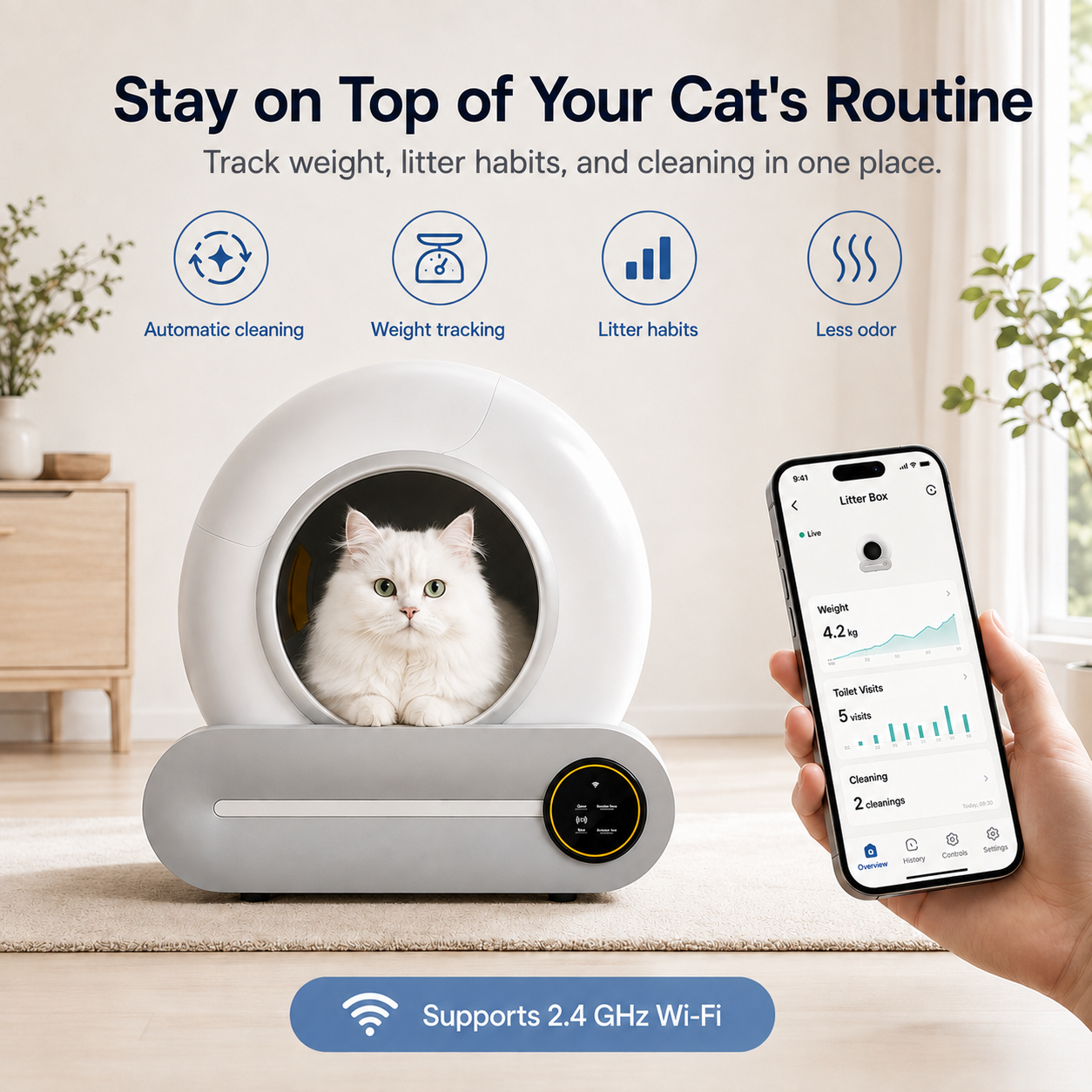 Self Cleaning Cat Litter Box