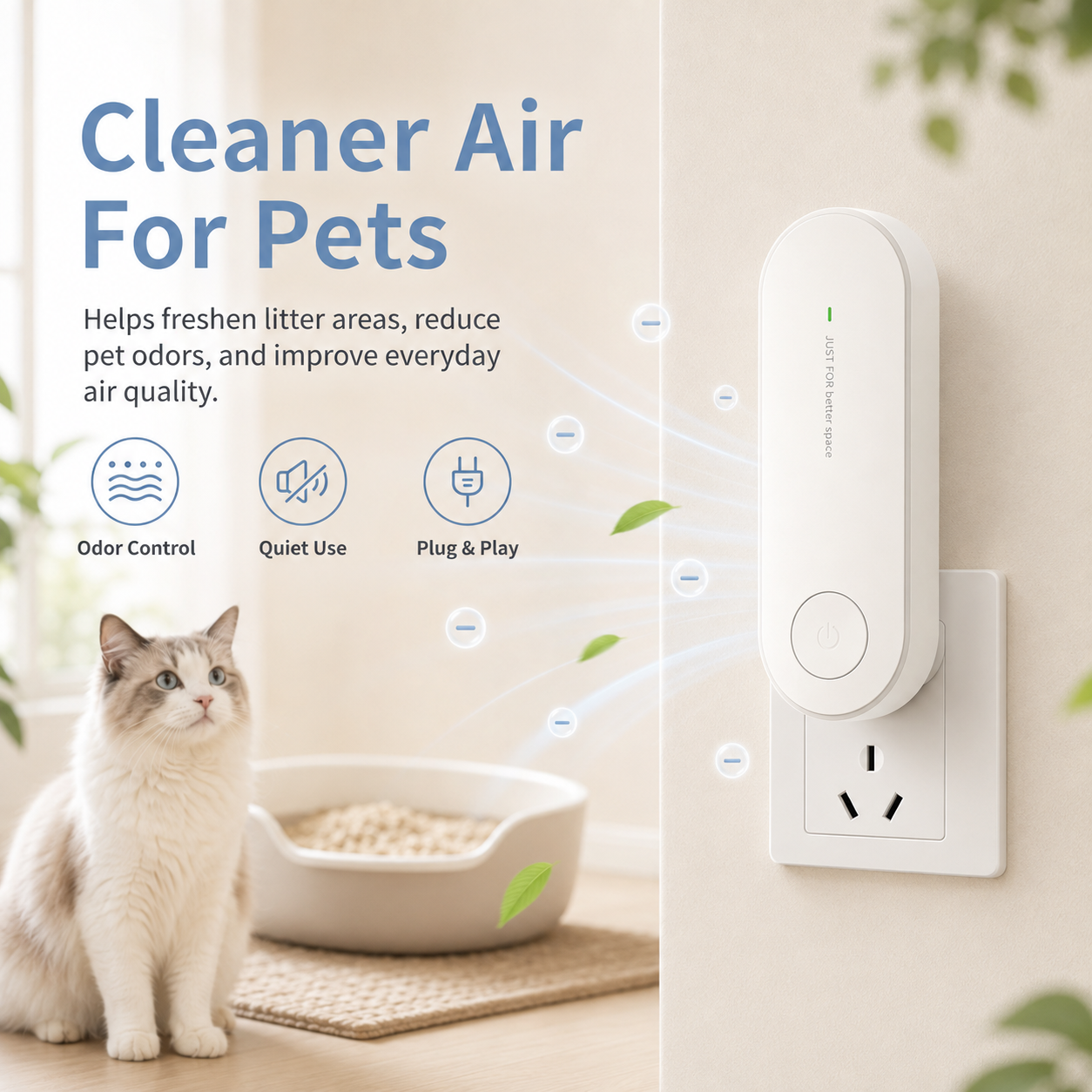 Portable Plug-In Air Purifier