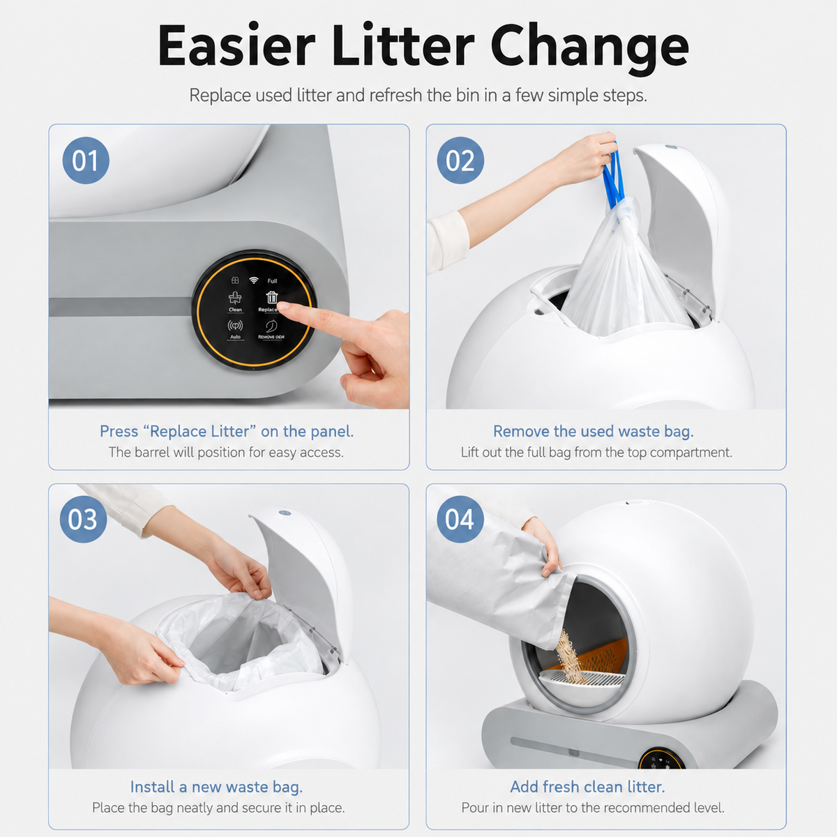 Self Cleaning Cat Litter Box