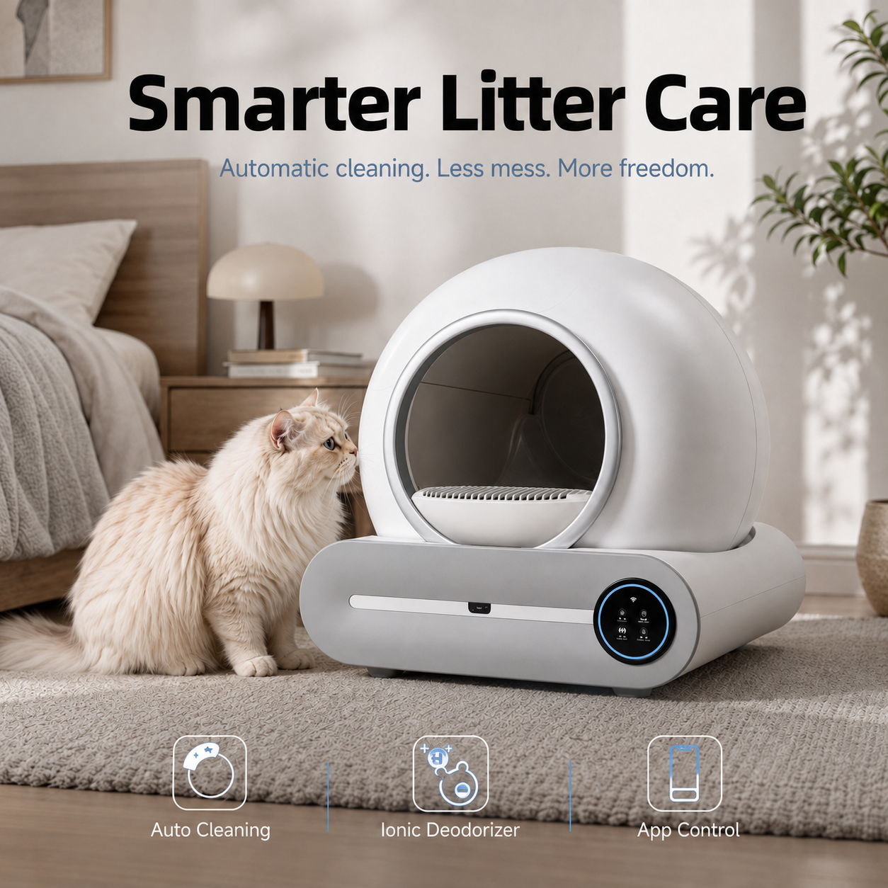 Self Cleaning Cat Litter Box