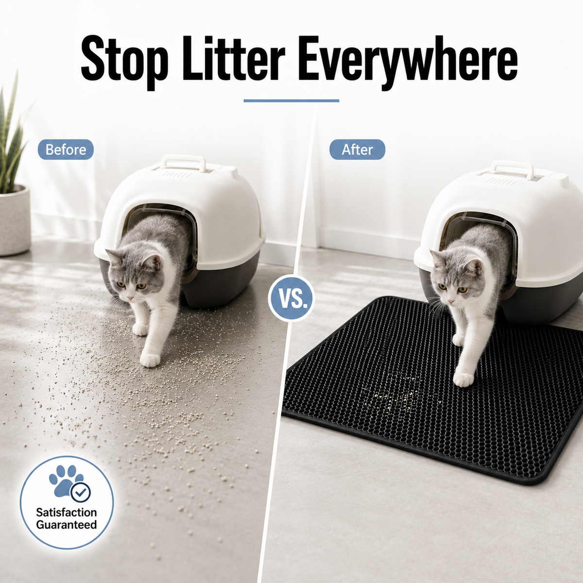 Double-Layer Litter Mat
