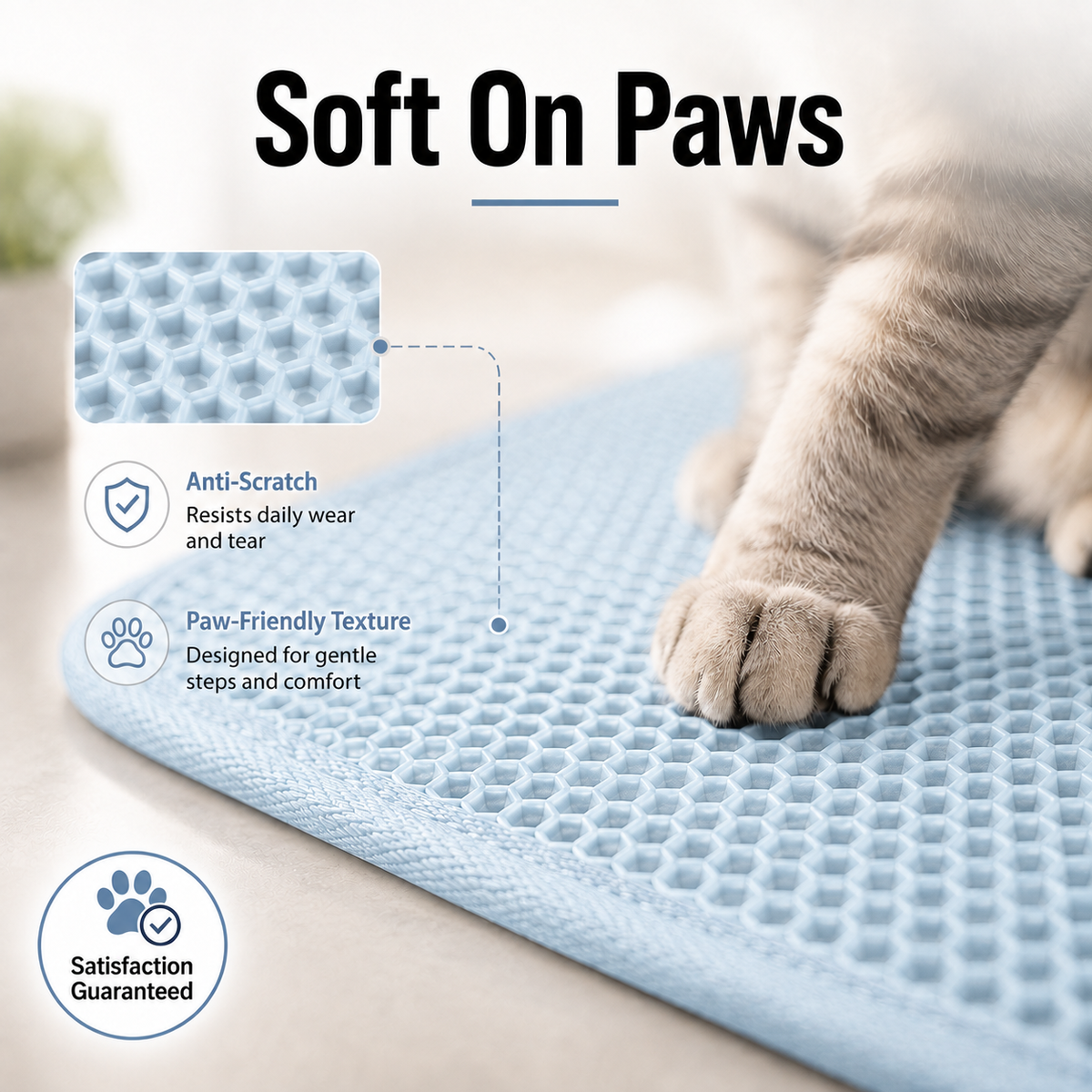 Double-Layer Litter Mat