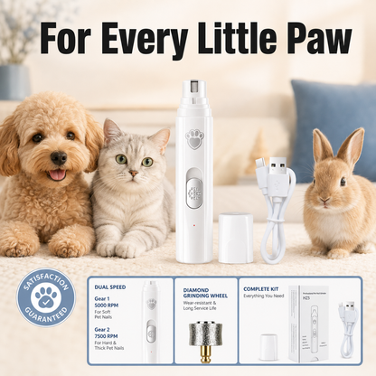 Dual-Speed Pet Nail Grinder