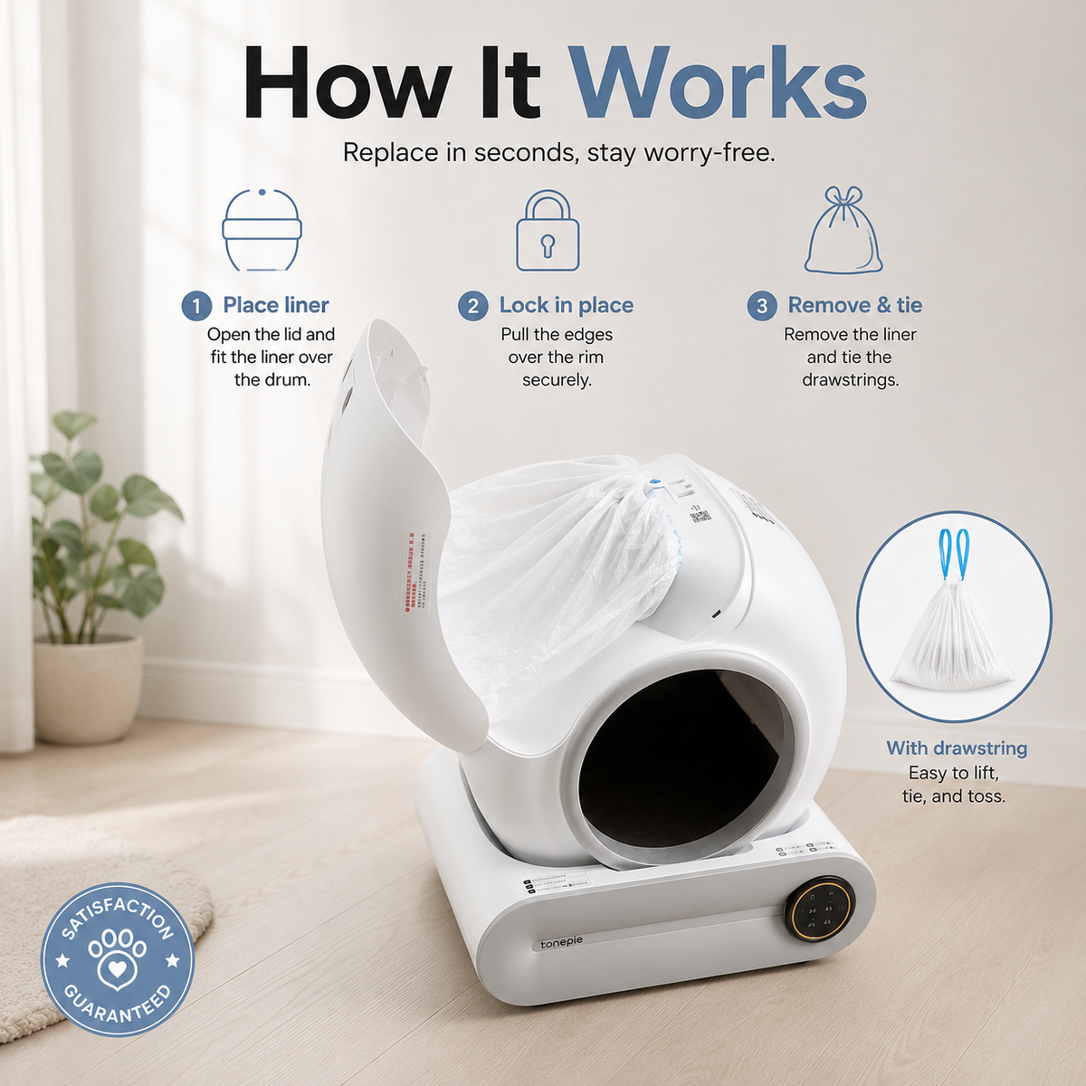 Automatic Litter Box Waste Liners