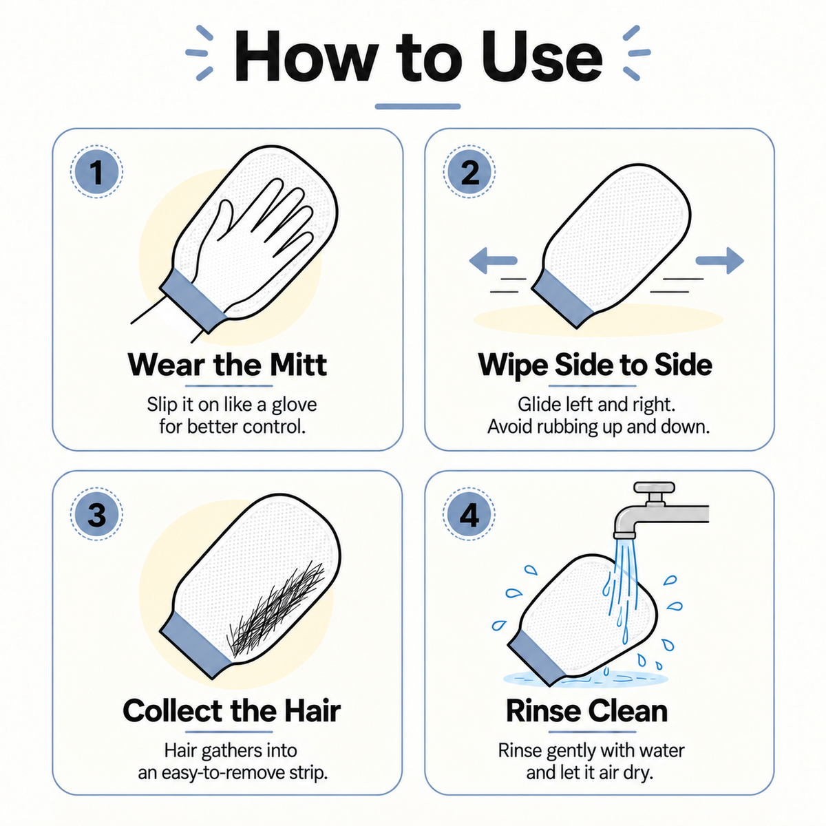 TailSaint™ Reusable Pet Hair Remover Glove